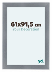 Como MDF Cadre Photo 61x91 5cm Aluminium Brosse De Face Mesure | Yourdecoration.fr