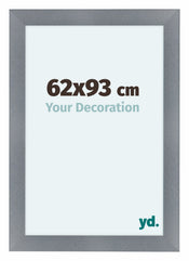 Como MDF Cadre Photo 62x93cm Aluminium Brosse De Face Mesure | Yourdecoration.fr