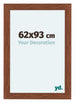 Como MDF Cadre Photo 62x93cm Noyer De Face Mesure | Yourdecoration.fr