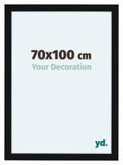 Como MDF Cadre Photo 70x100cm Noir Brillant De Face Mesure | Yourdecoration.fr