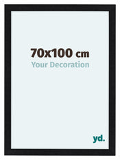 Como MDF Cadre Photo 70x100cm Noir Mat De Face Mesure | Yourdecoration.fr