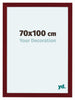 Como MDF Cadre Photo 70x100cm Vin Rouge Patine De Face Mesure | Yourdecoration.fr