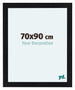 Como MDF Cadre Photo 70x90cm Noir Mat De Face Mesure | Yourdecoration.fr