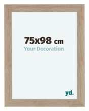 Como MDF Cadre Photo 75x98cm Chene Clair De Face Mesure | Yourdecoration.fr