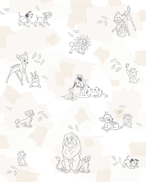 Disney Animals Papier Peint DX4 225 | Yourdecoration.fr