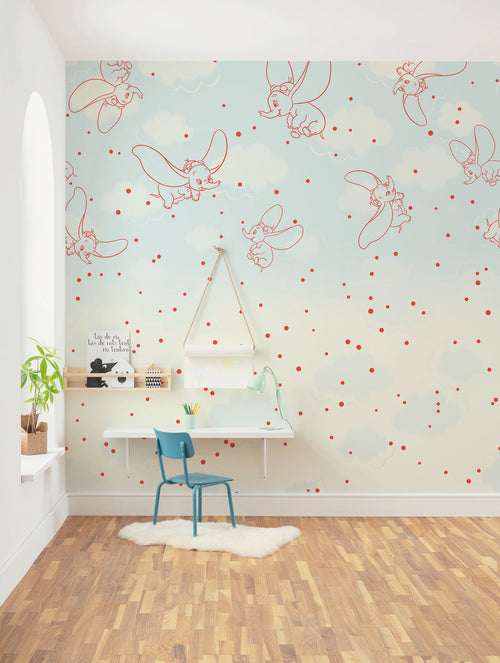 Disney Dumbo Clouds Interieur Papier Peint DX5 246 | Yourdecoration.fr