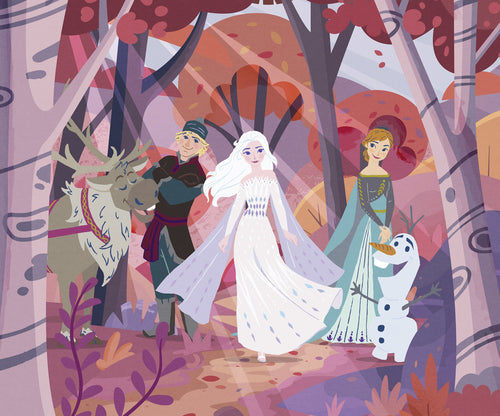 Disney Frozen Forest Friendship Papier Peint DX6 231 | Yourdecoration.fr