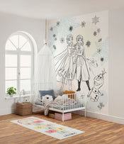 Disney Frozen Sketch Sisters Interieur Papier Peint DX4 223 | Yourdecoration.fr