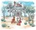Disney Lady and the Tramp Sweet Home Papier Peint DX6 190 | Yourdecoration.fr
