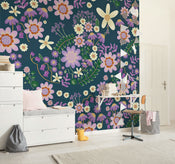 Disney Minnie Mouse Gardening Club Blue Interieur Papier Peint DX5 215 | Yourdecoration.fr
