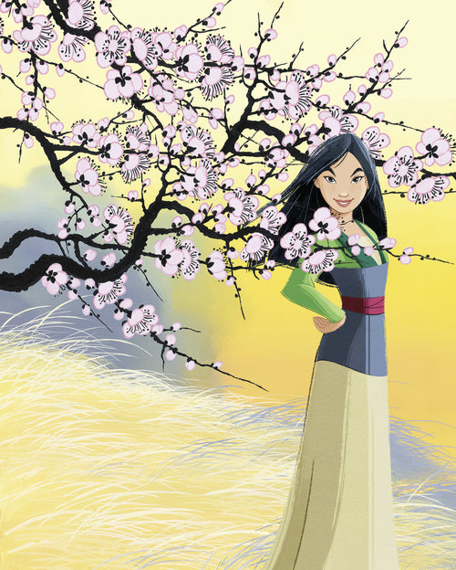 Disney Mulan Cherry Blossoms Papier Peint DX4 226 | Yourdecoration.fr