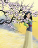 Disney Mulan Cherry Blossoms Papier Peint DX4 226 | Yourdecoration.fr