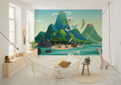 Disney Peter Pan and the lost boys Interieur Papier Peint DX8 234 | Yourdecoration.fr
