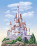 Disney Princess Belle Castle Papier Peint DX4 229 | Yourdecoration.fr
