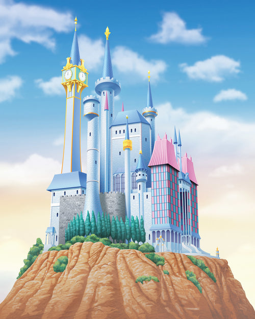 Disney Princess Cinderella Castle Papier Peint DX4 233 | Yourdecoration.fr