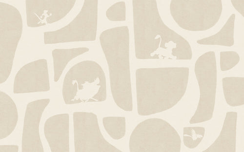 Disney The Lion King Animals and Shapes Papier Peint DX8 218 | Yourdecoration.fr