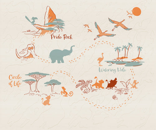 Disney The Lion King Circle of Life Papier Peint DX6 214 | Yourdecoration.fr