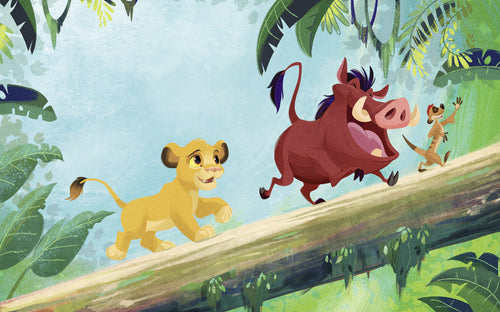 Disney The Lion King Classic Jungle Team Papier Peint DX8 221 | Yourdecoration.fr