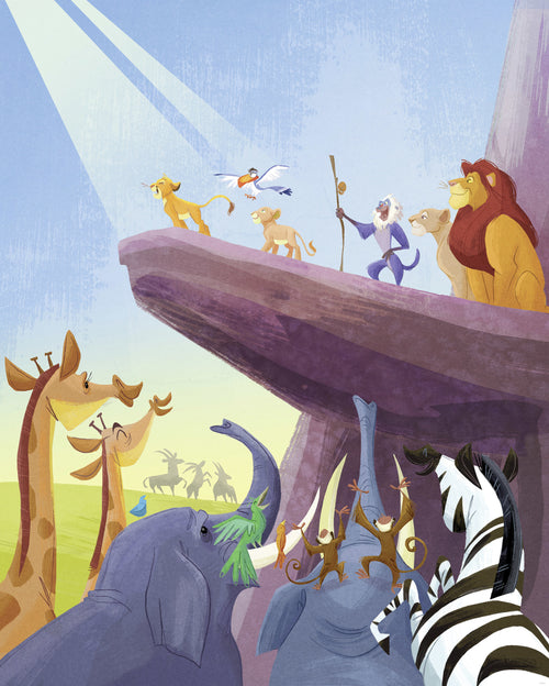 Disney The Lion King Classic Long live the King Papier Peint DX4 222 | Yourdecoration.fr