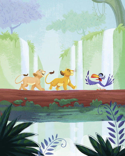 Disney The Lion King Classic Waterfall Papier Peint DX4 220 | Yourdecoration.fr