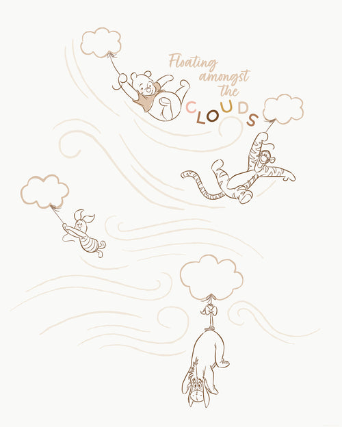 Disney Winnie the Pooh A Bluster Day Papier Peint DX4 216 | Yourdecoration.fr