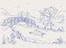 Disney Winnie the Pooh Blue Ink Papier Peint DX7 235 | Yourdecoration.fr