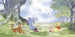 Disney Winnie the Pooh Friendly Day Papier Peint DX10 243 | Yourdecoration.fr