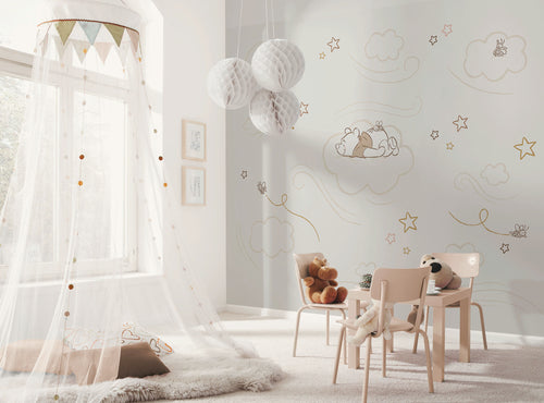 Disney Winnie the Pooh Sleepy little Bear Interieur Papier Peint DX6 230 | Yourdecoration.fr