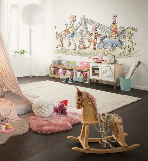 Disney Winnie the Pooh Walk Along Another Path Interieur Papier Peint DX2 172 | Yourdecoration.fr