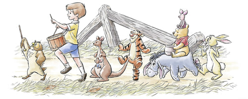 Disney Winnie the Pooh Walk along another Path Papier Peint DX2 172 | Yourdecoration.fr