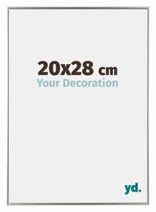 Evry Plastique Cadre Photo 20x28cm Champagne De Face Mesure | Yourdecoration.fr