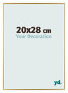 Evry Plastique Cadre Photo 20x28cm Or De Face Mesure | Yourdecoration.fr