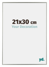 Evry Plastique Cadre Photo 21x30cm Champagne De Face Mesure | Yourdecoration.fr