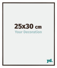 Evry Plastique Cadre Photo 25x30cm Anthracite De Face Mesure | Yourdecoration.fr