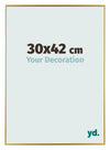 Evry Plastique Cadre Photo 30x42cm Or De Face Mesure | Yourdecoration.fr