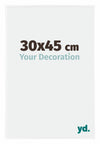 Evry Plastique Cadre Photo 30x45cm Blanc Brillant De Face Mesure | Yourdecoration.fr