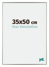 Evry Plastique Cadre Photo 35x50cm Champagne De Face Mesure | Yourdecoration.fr