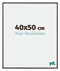 Evry Plastique Cadre Photo 40x50cm Anthracite De Face Mesure | Yourdecoration.fr