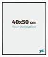 Evry Plastique Cadre Photo 40x50cm Noir Tres Brillant De Face Mesure | Yourdecoration.fr