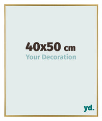 Evry Plastique Cadre Photo 40x50cm Or De Face Mesure | Yourdecoration.fr