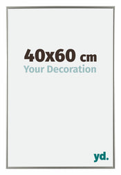 Evry Plastique Cadre Photo 40x60cm Champagne De Face Mesure | Yourdecoration.fr