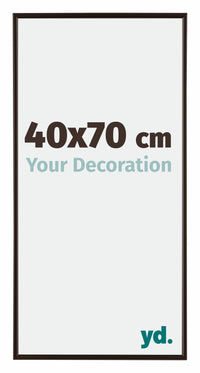 Evry Plastique Cadre Photo 40x70cm Anthracite De Face Mesure | Yourdecoration.fr
