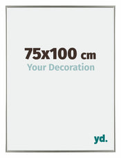 Evry Plastique Cadre Photo 75x100cm Champagne De Face Mesure | Yourdecoration.fr