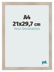 Cadre Photo A4 - 21x29,7 cm - Chêne Clair - MDF - Pisa