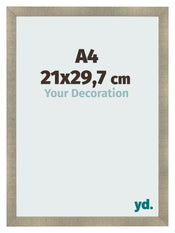 Cadre Photo A4 - 21x29,7 cm - Or Antique - MDF - Pisa