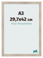 Cadre Photo A3 - 29,7x42 cm - Chêne Clair - MDF - Pisa