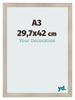 Cadre Photo A3 - 29,7x42 cm - Chêne Clair - MDF - Pisa