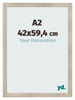 Cadre Photo A2 - 42x59,4 cm - Chêne Clair - MDF - Pisa