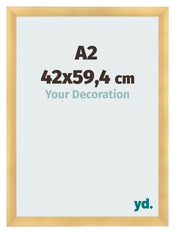 Cadre Photo A2 - 42x59,4 cm - Or Mat - MDF - Pisa