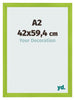 Cadre Photo A2 - 42x59,4 cm - Vert - MDF - Pisa